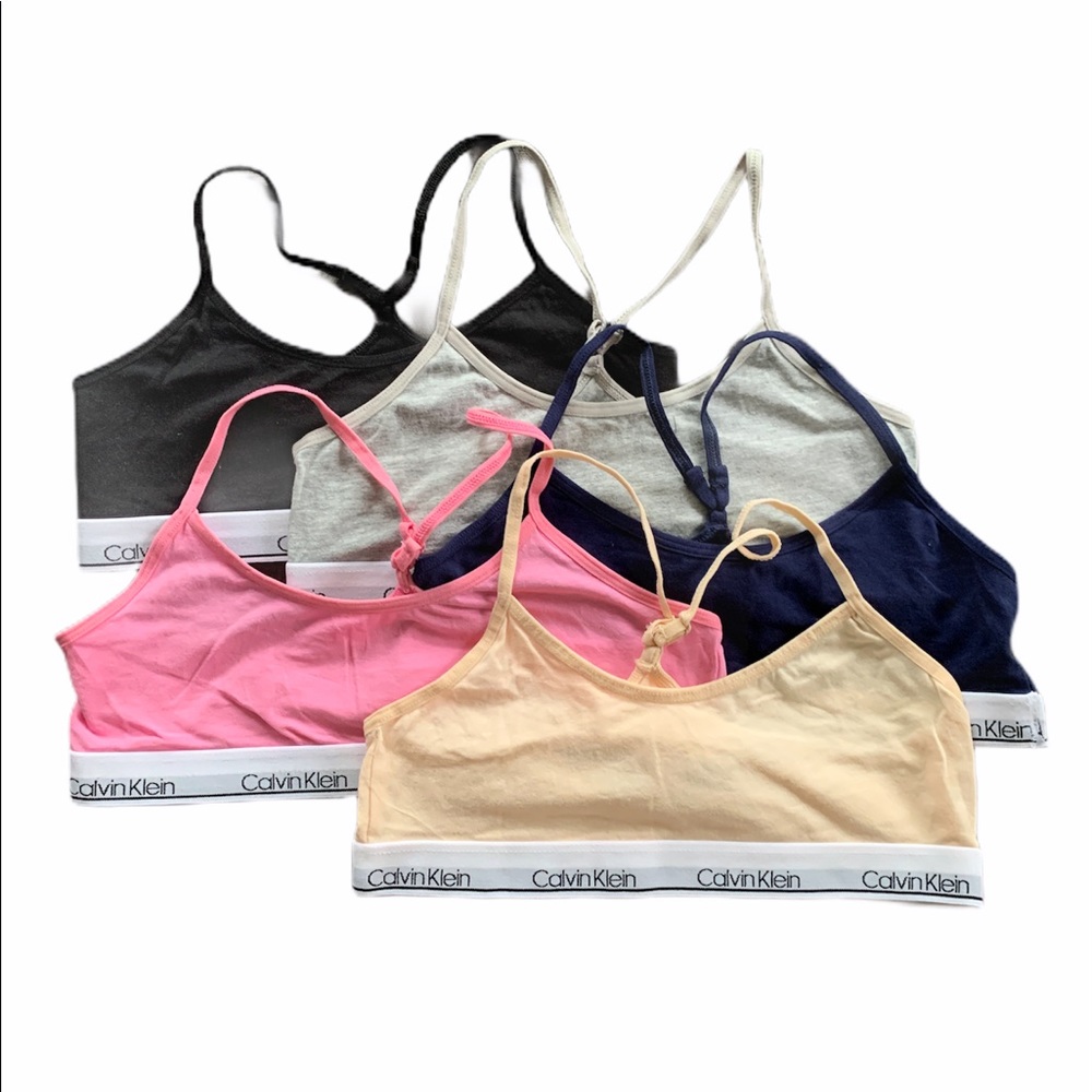 Calvin Klein Girls Bralette Bundle